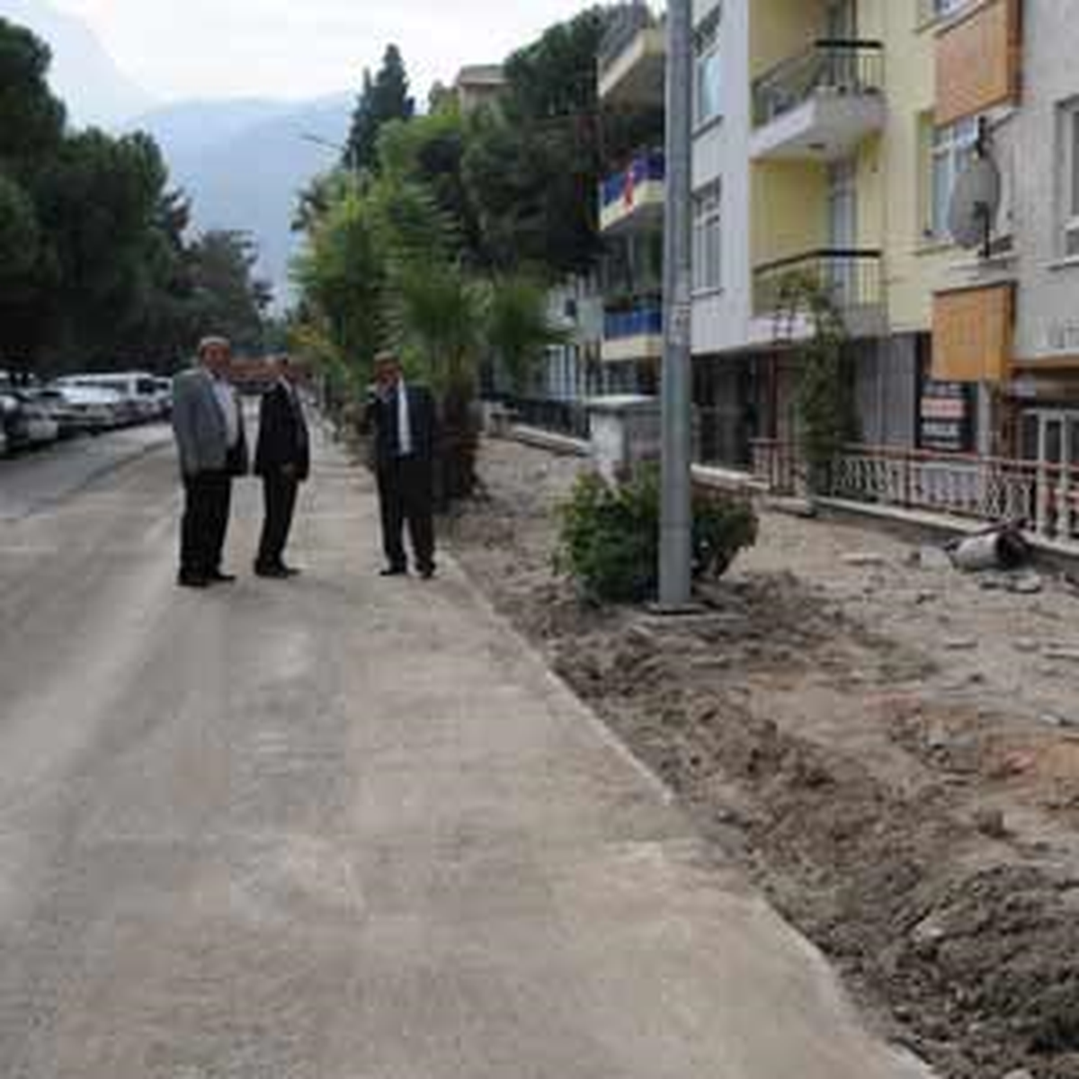 Gazi Osman Paşa Caddesi Yenileniyor