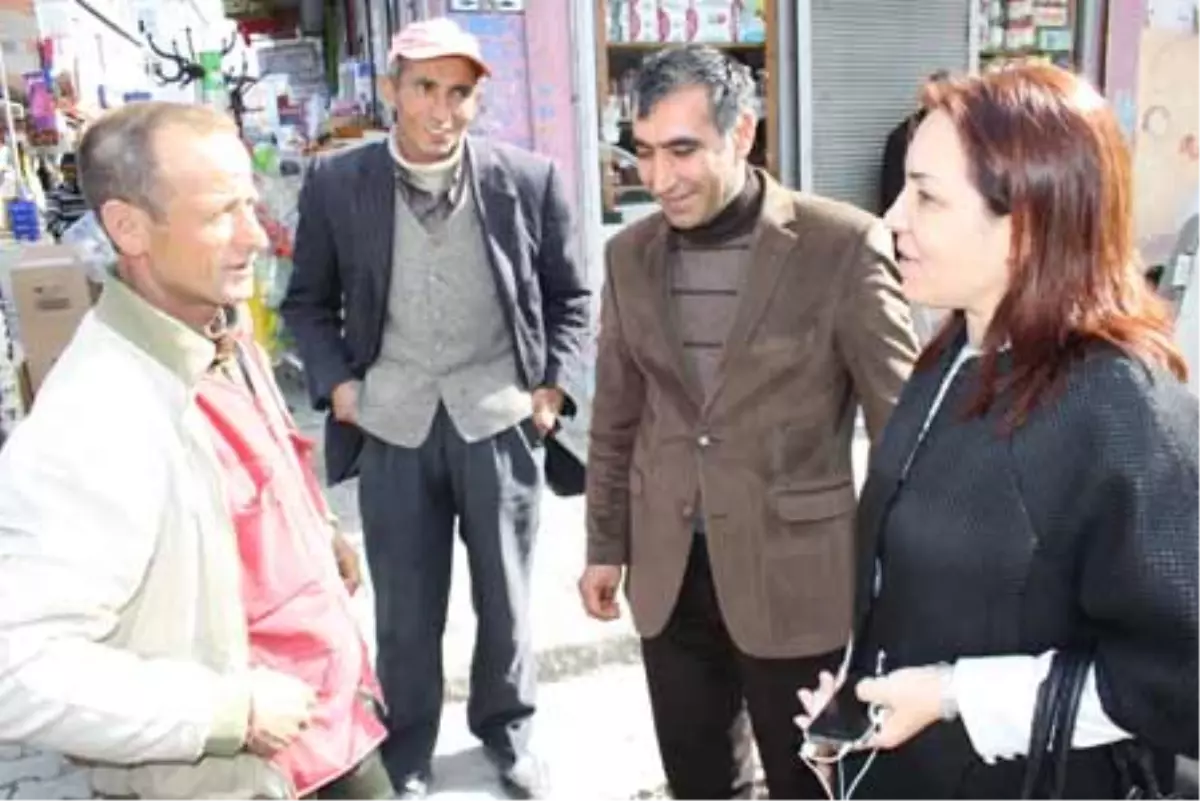 Fatma Salman Kotan Esnafi Gezdi