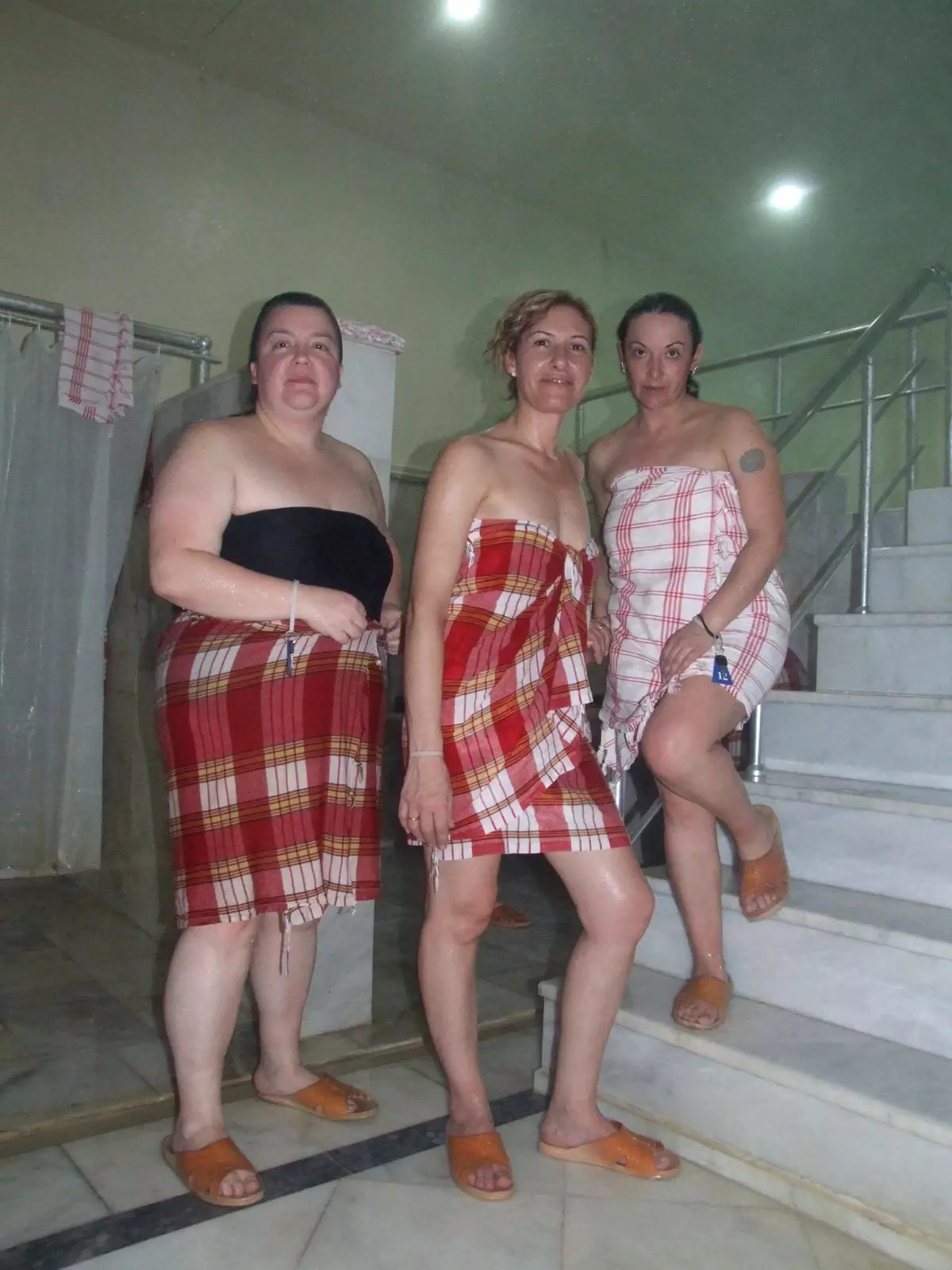 Turistlerin Hamam Keyfi