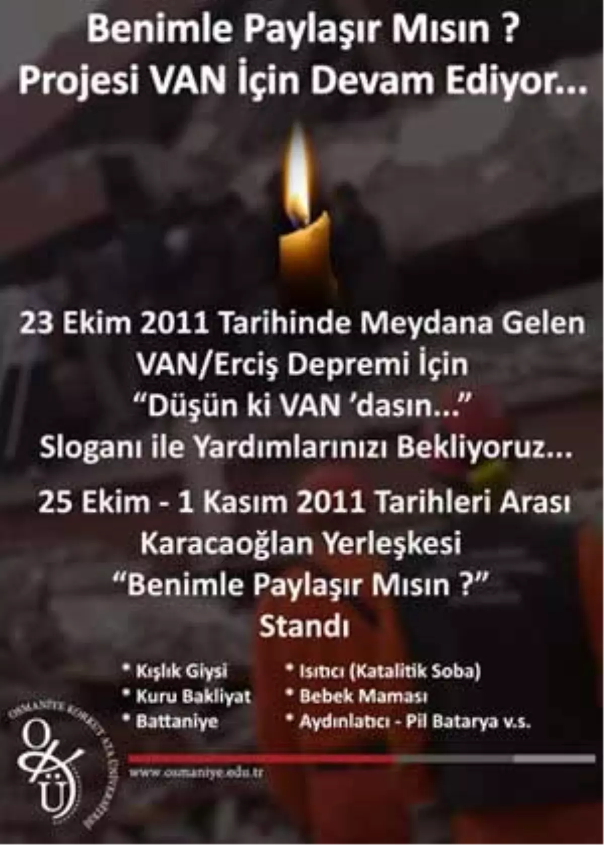 Van Benimle Paylaşır mısın?