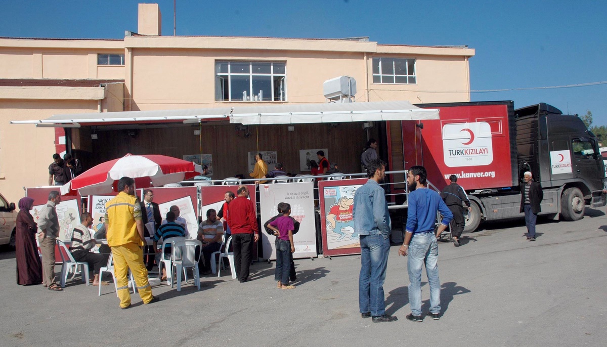 Sığınan Suriyeli'lerden, Depremzedeler İçin Kan Bağışı