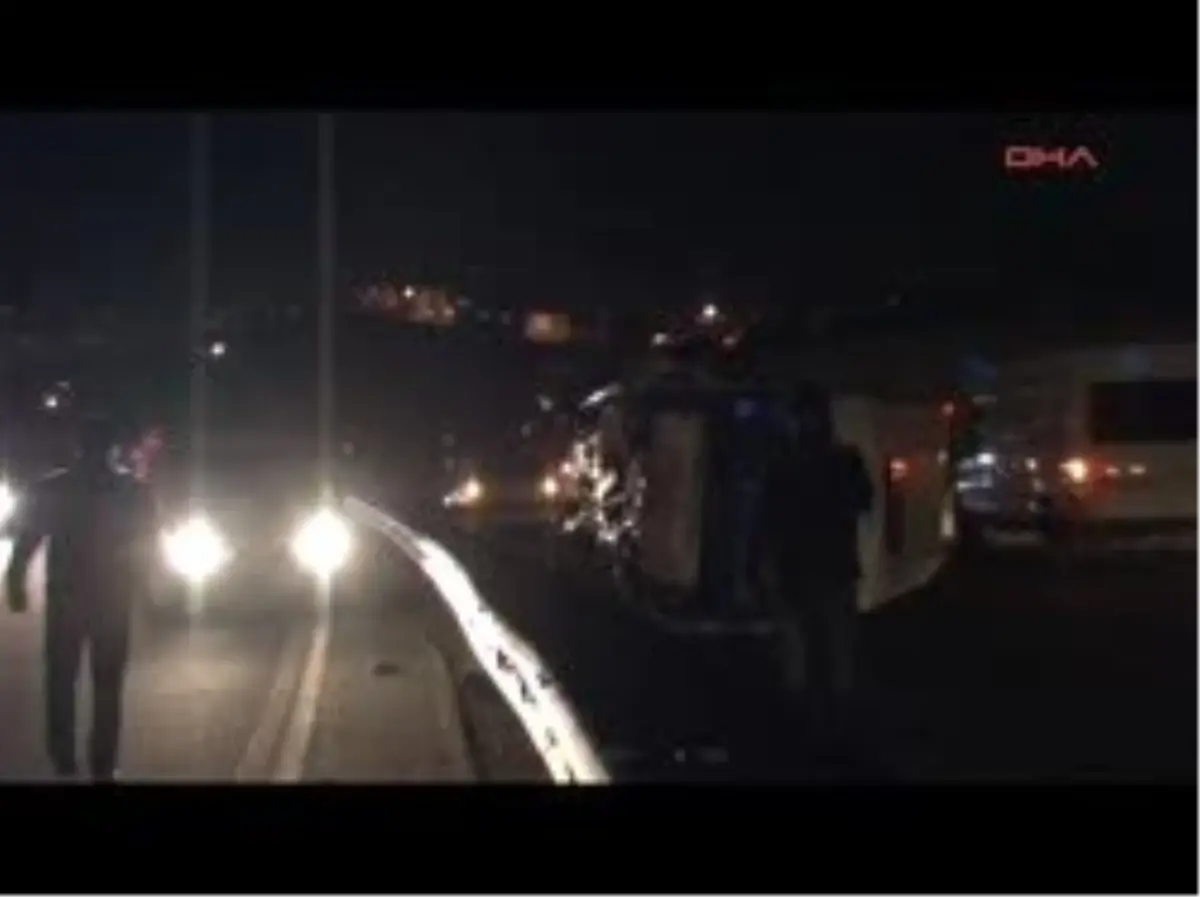 İşçi Servisi Kaza Yaptı