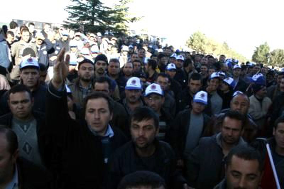 Eti Gümüş'te İşçi Eylemi