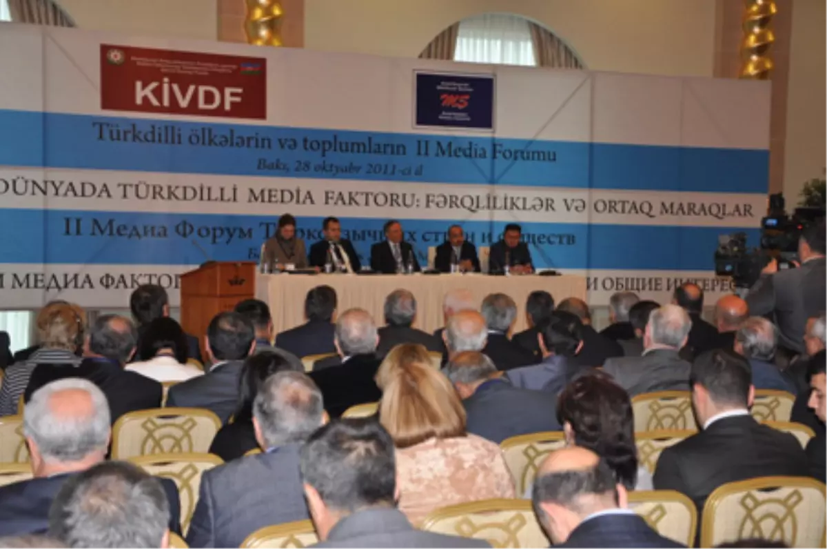 Türk Dili Konuşan Ülkeler 2. Medya Forumu Bakü\'de Yapılıyor