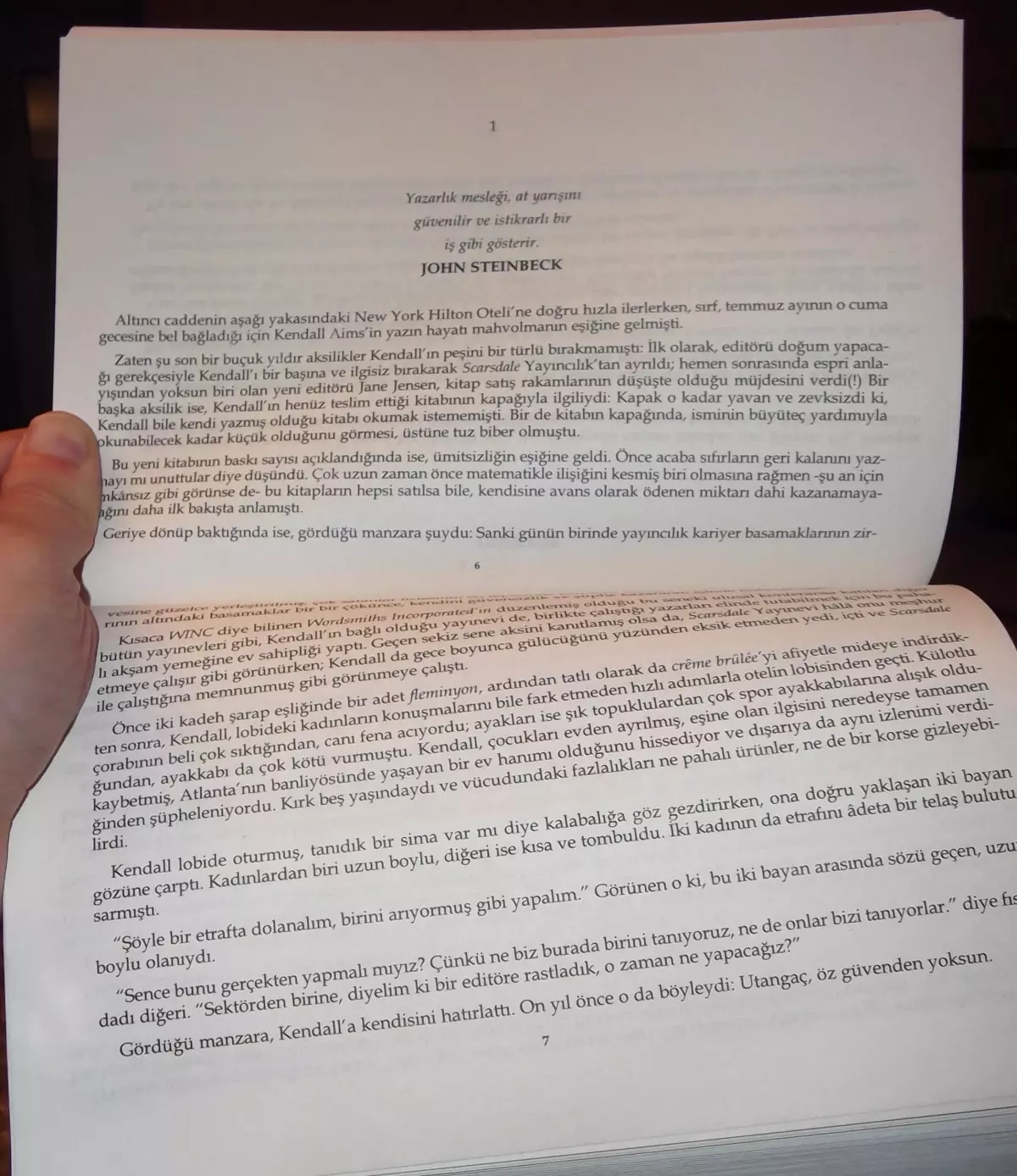 Yatay Baskılı Kitap