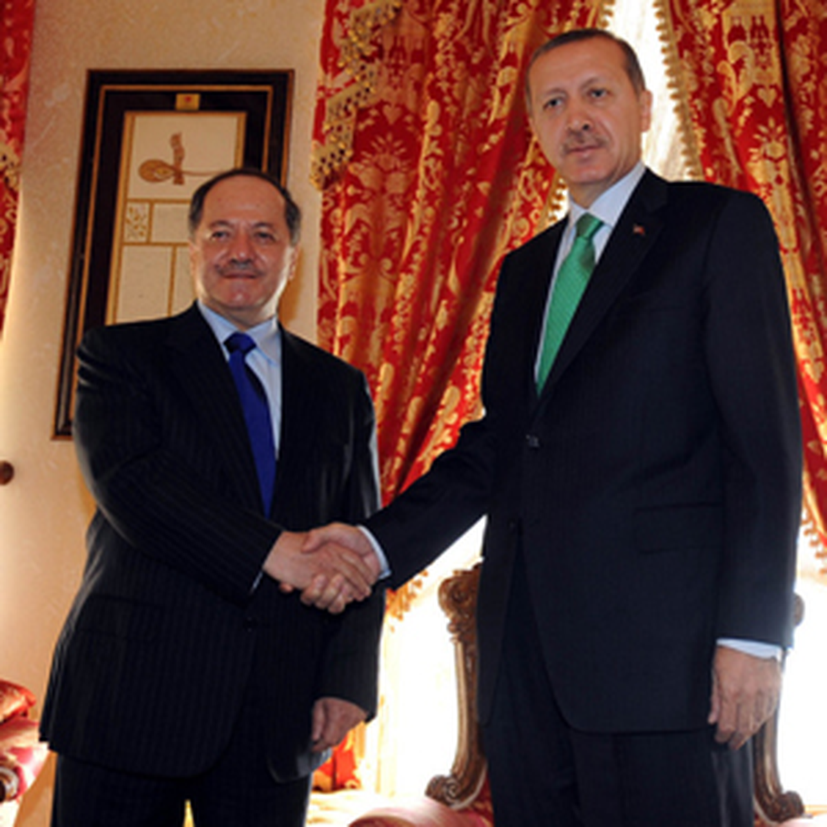 Erdoğan-Barzani Görüşmesi Başladı