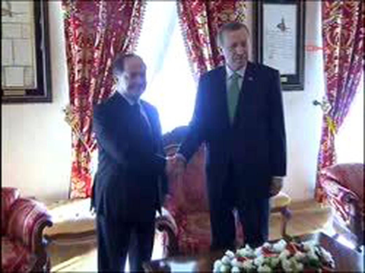 İçerden Görüntülerle Başbakan Erdoğan, Barzani ile Görüşüyor