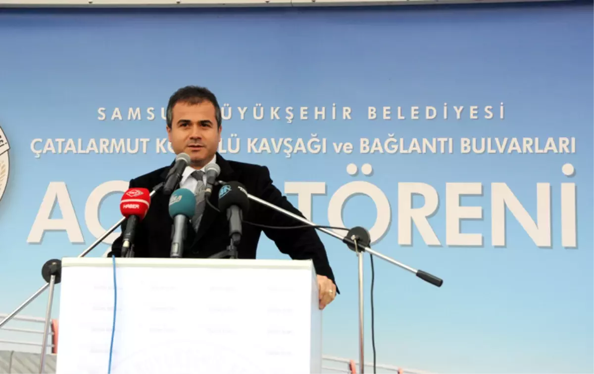 Bakan Kılıç Samsun\'da Köprülü Kavşak Açılışı Yaptı