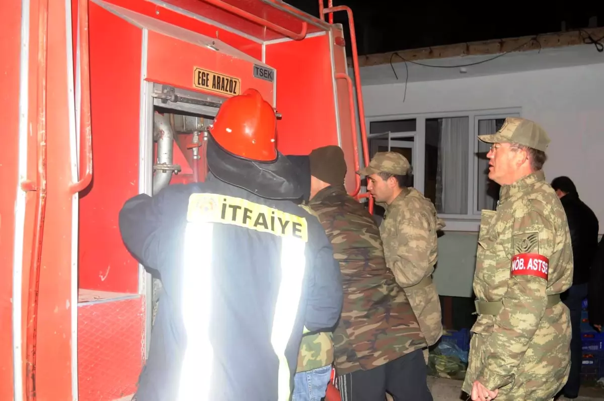 Teras Katta Çıkan Yangın Korkutu