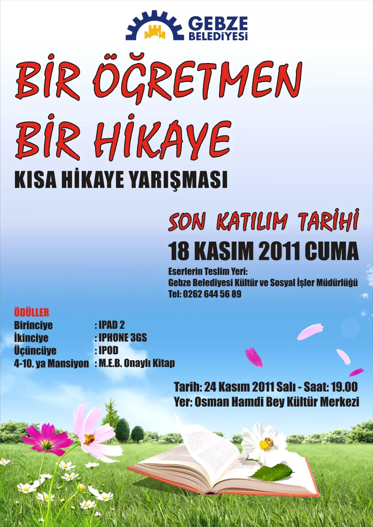 1 Öğretmen 1 Hikaye Yarışmasında Başvuru Süresi Uzatıldı.