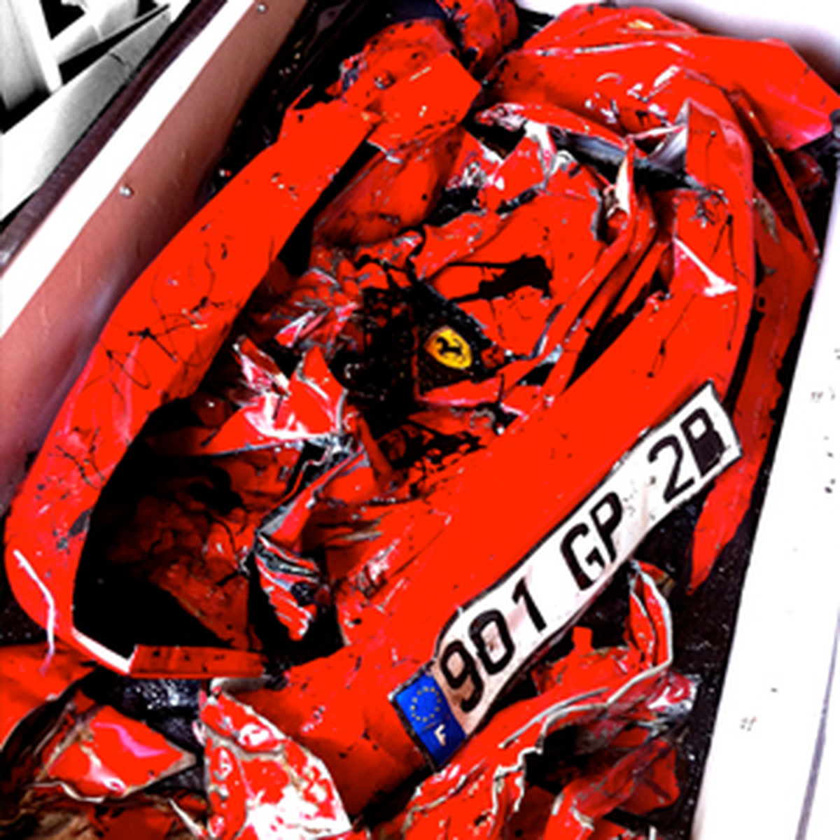 Ferrari'sini Sehpaya Çeviren Bilge