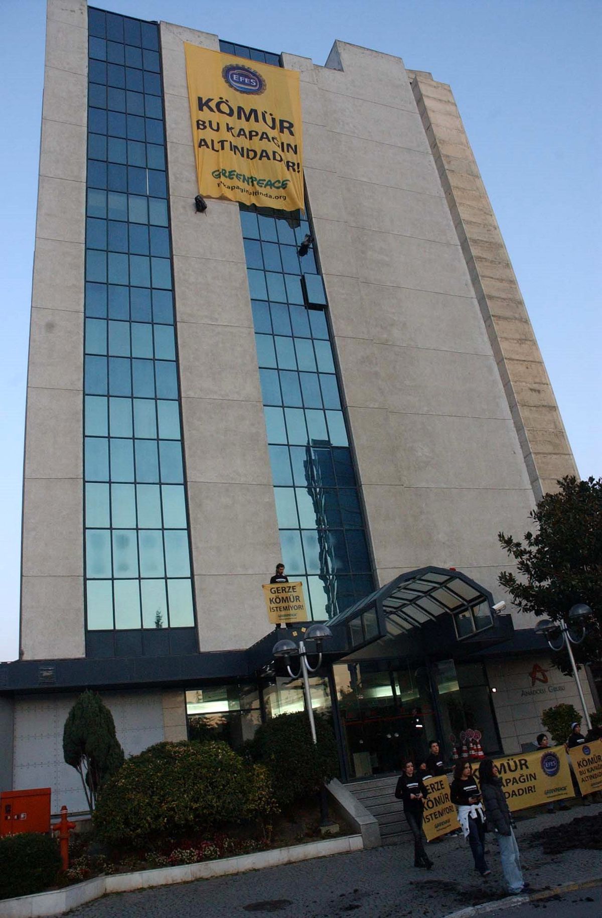 Greenpeace ve Gerzelilerden, Termik Santral Yapımına Protesto Eylemi