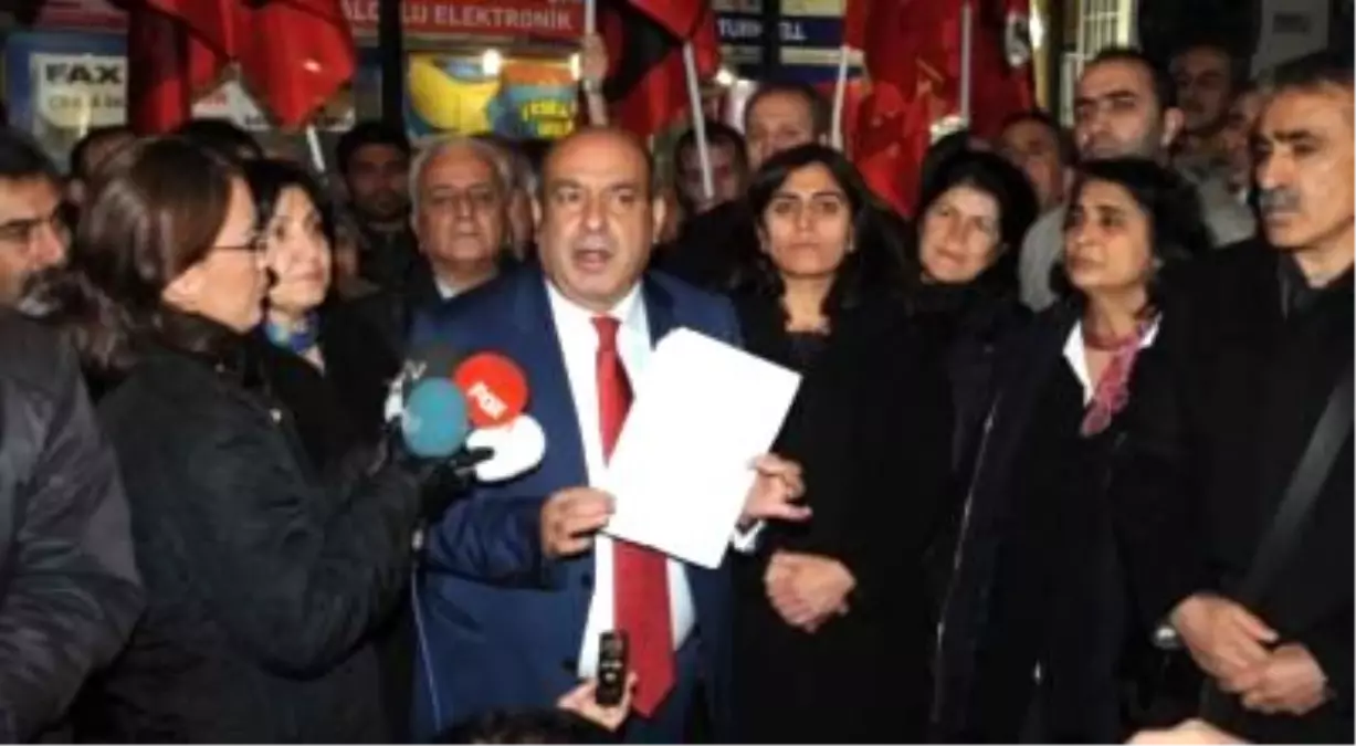 Kck Operasyonlarını Protesto Ettiler