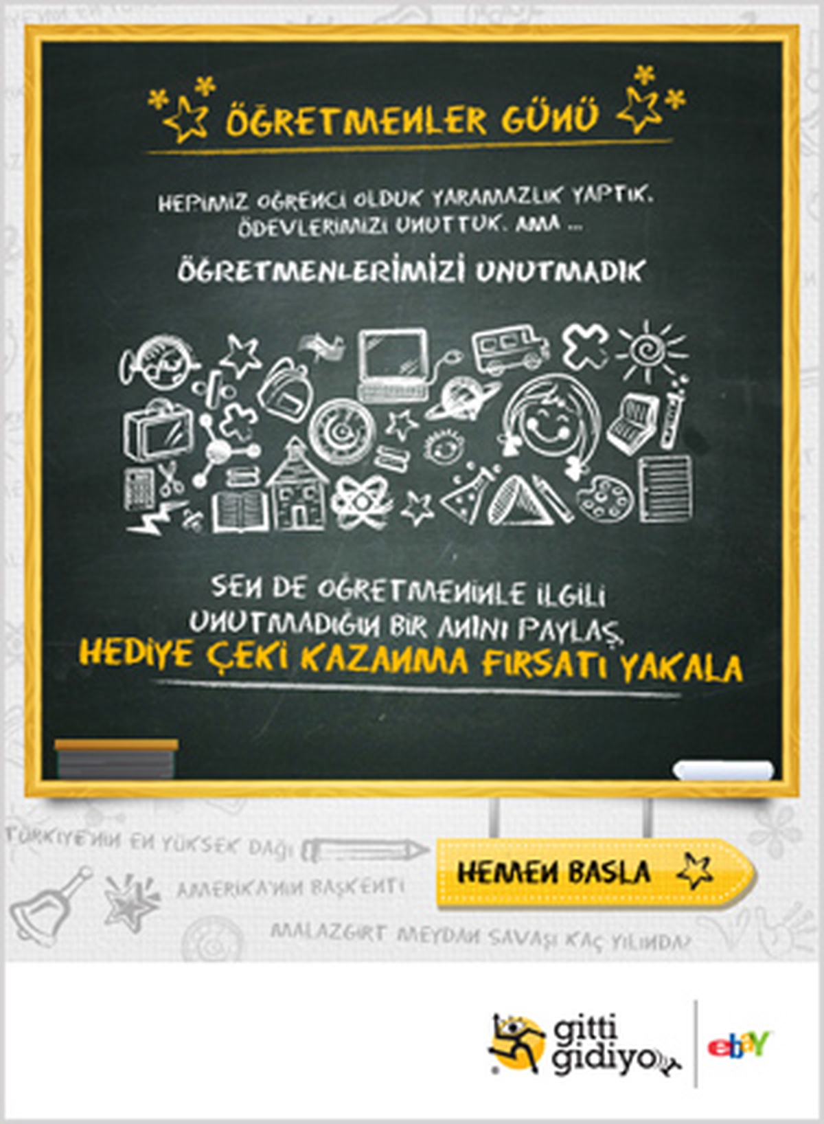 Öğretmenler Günü'ne Özel Yarışma!
