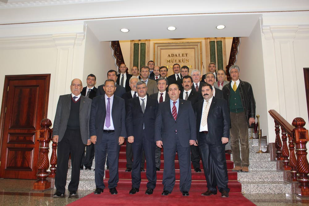 Kmtso Heyeti Adalet Bakan Yardımcısı Veysi Kaynak'ı Ziyaret Etti.