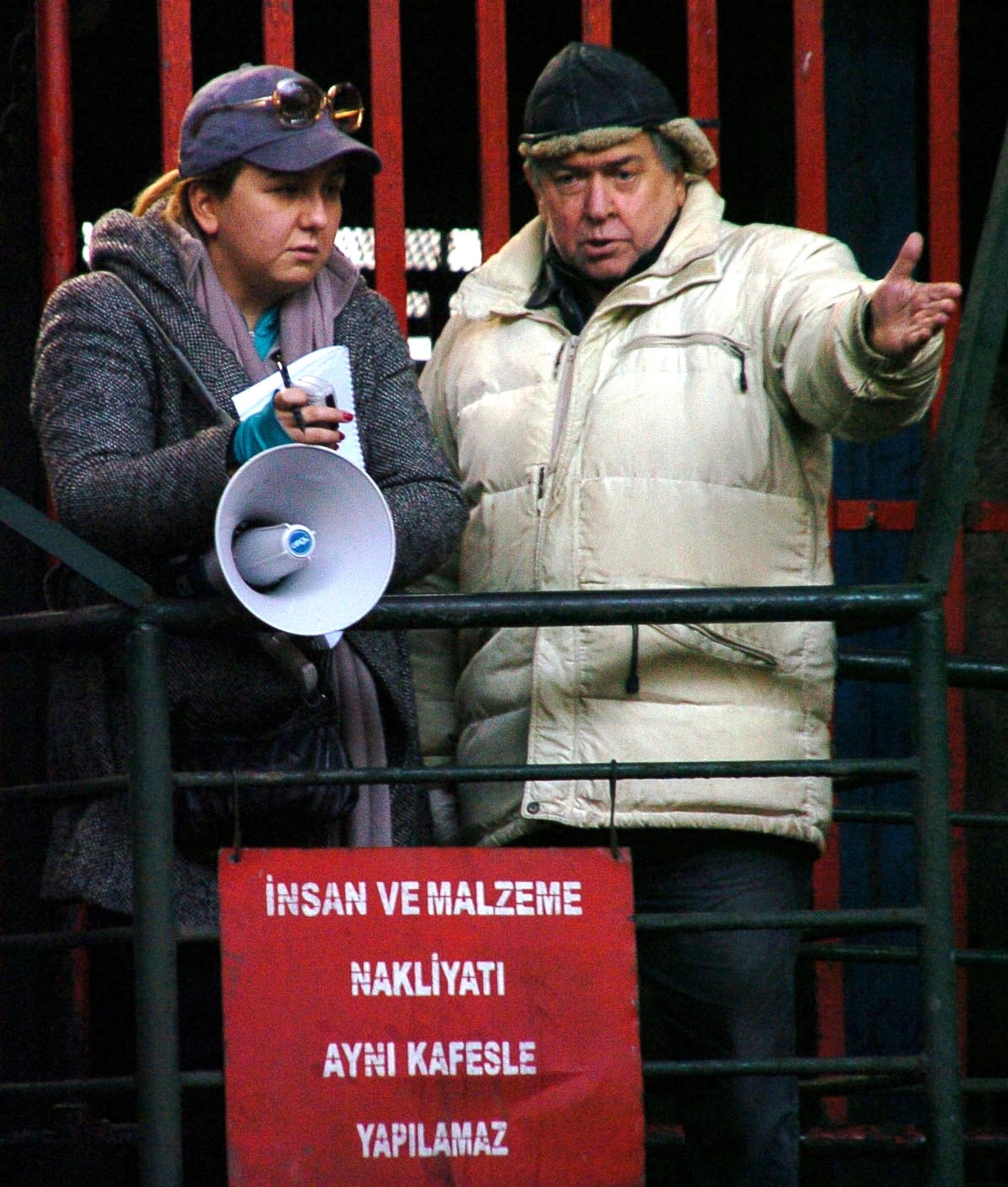 Maden Ocağında Sinema Filmi Çekiliyor