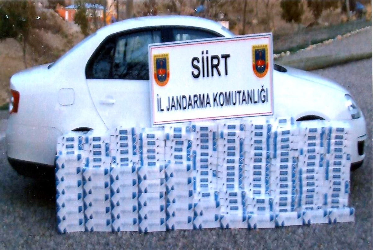 Kaçak Sigara Ele Geçirildi