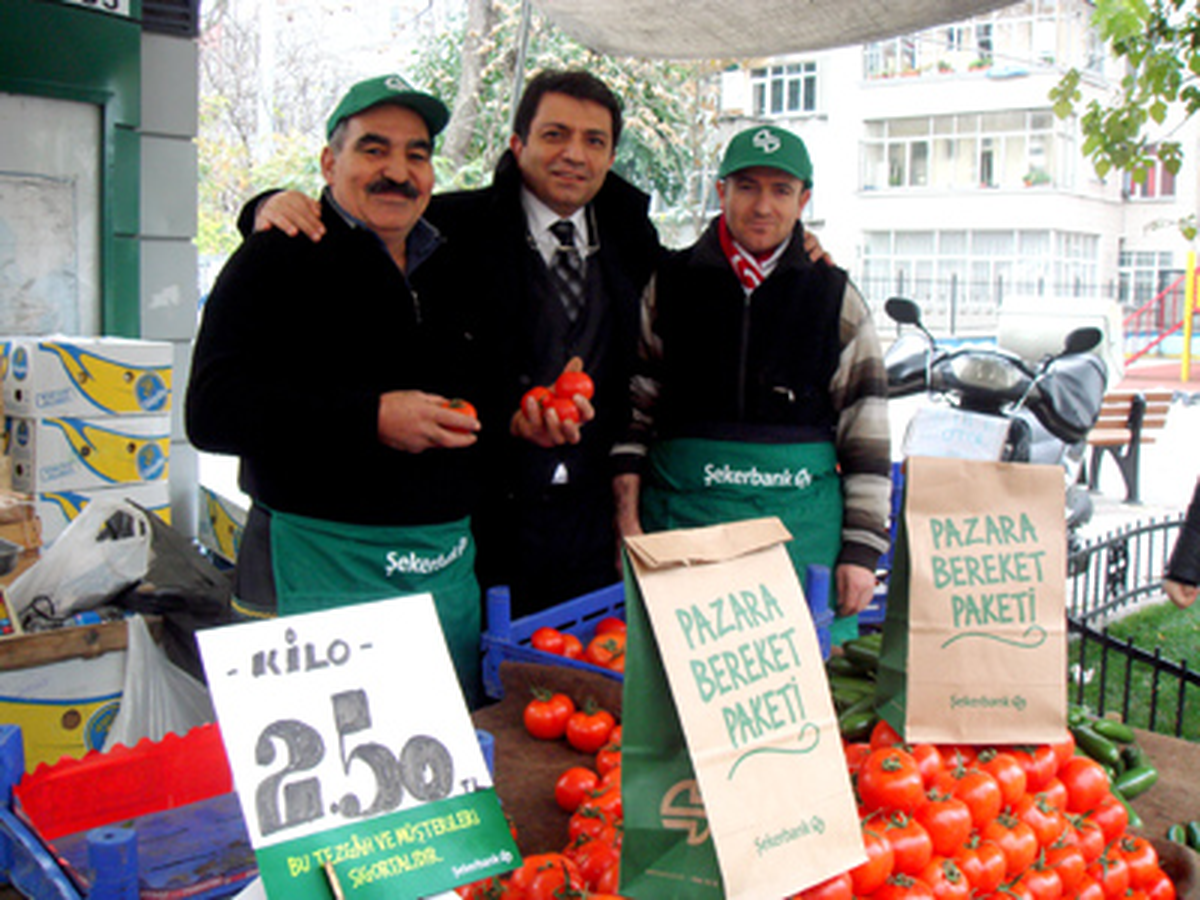 Şekerbank, 'Pazara Bereket' Getiriyor
