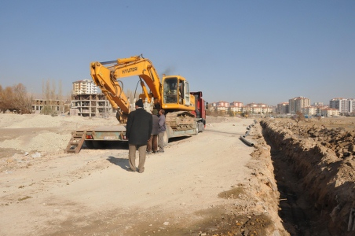 Yeni Yerleşim Alanlarında Alt Yapı Çalışması