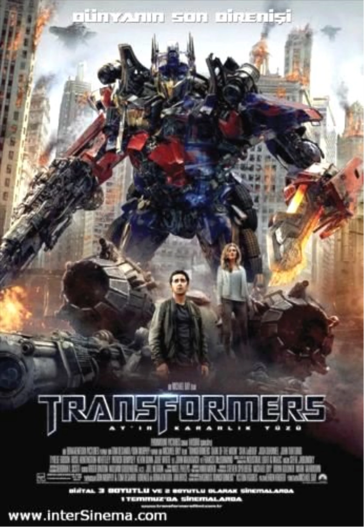 Transformers: Ay’ın Karanlık Yüzü Filmi