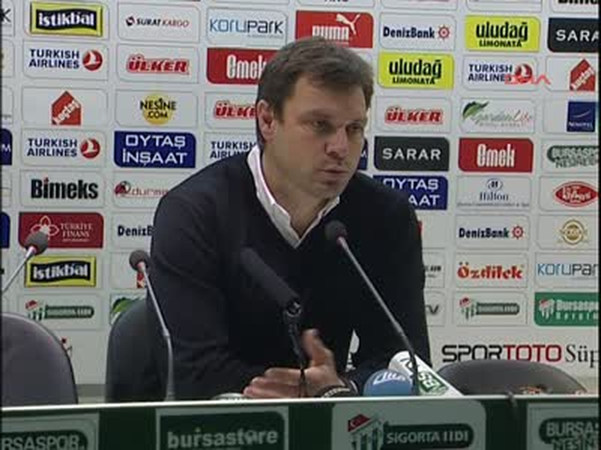 Bursaspor Teknik Direktörü Sağlam: Kötü Oynadık