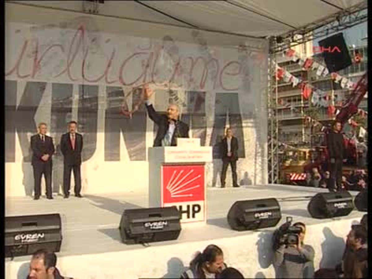Kılıçdaroğlu'ndan 'Cumhuriyet, Demokrasi ve Özgürlük Mitingi'