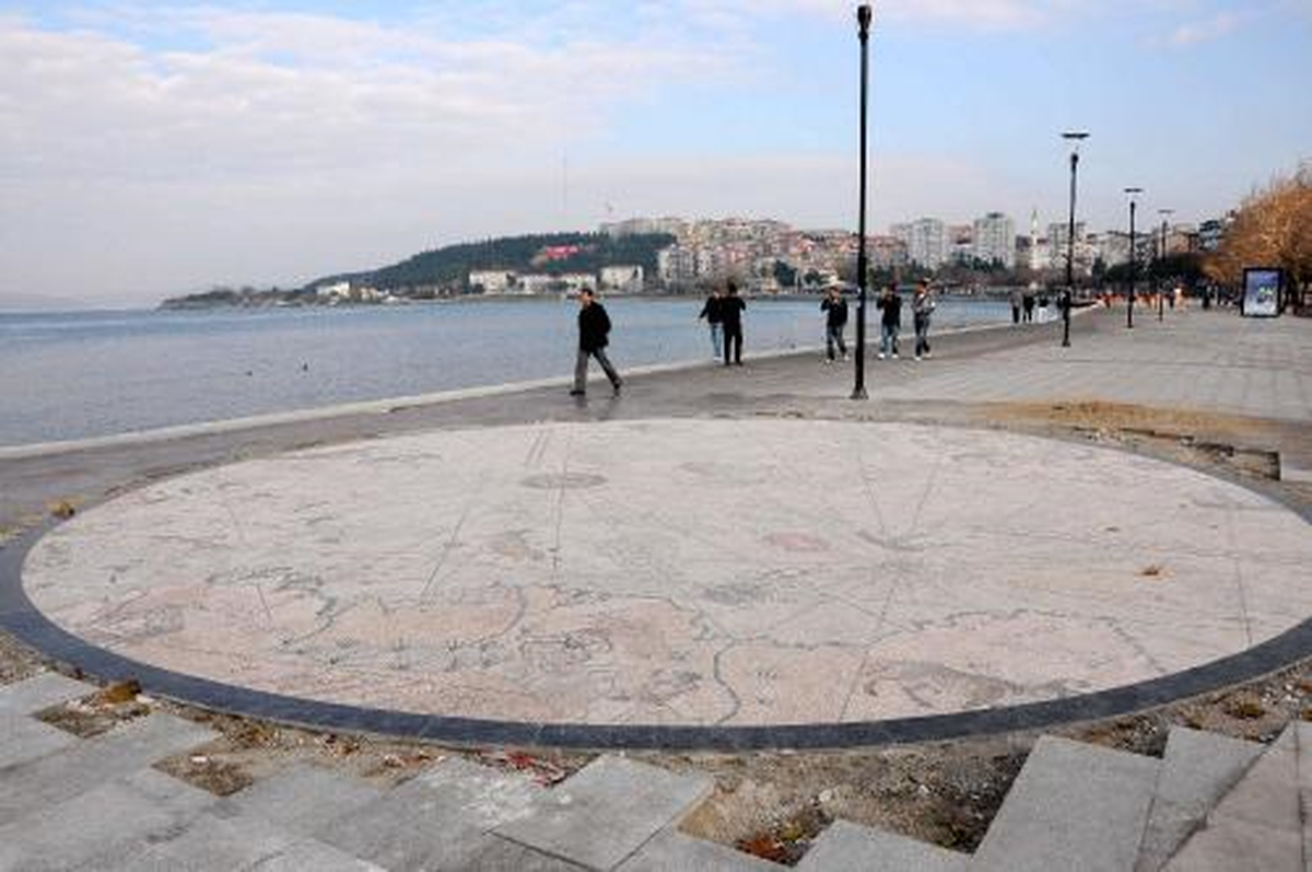 Çanakkale'de Kordona Piri Reis Haritası