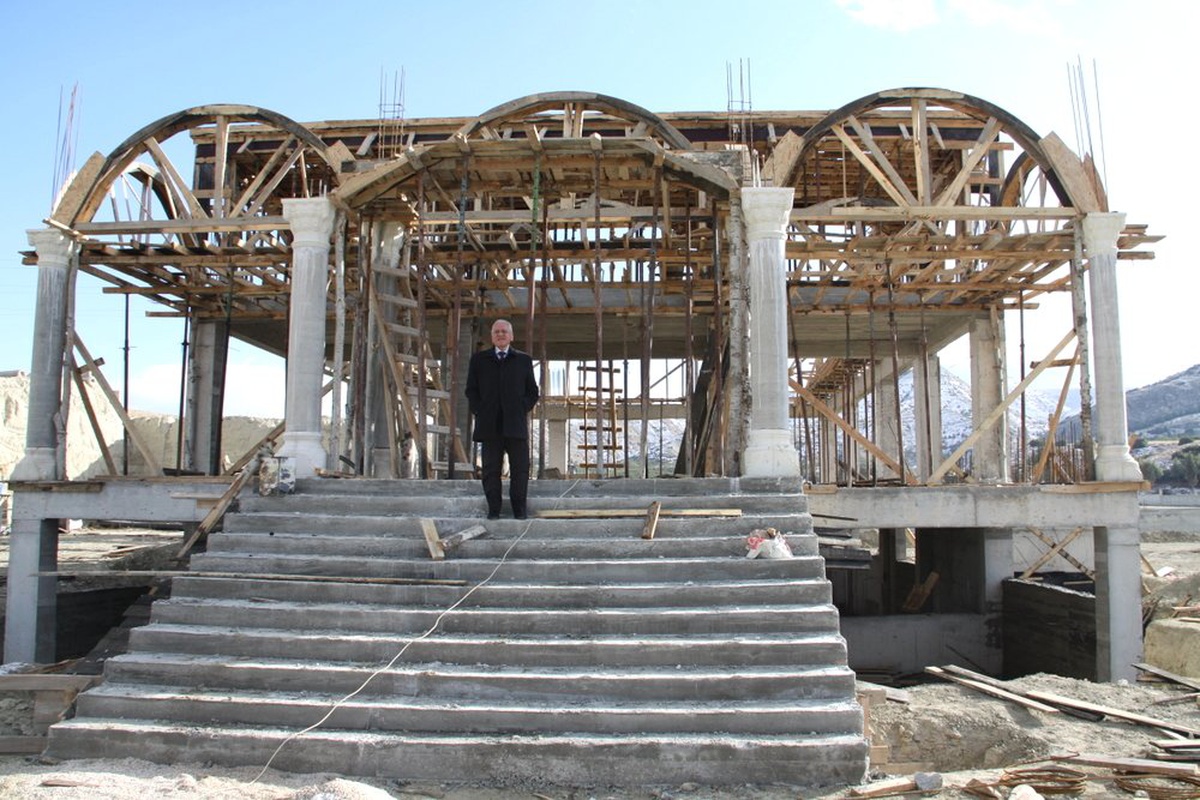 Yeni Mezarlık Camii İnşaatı Sürüyor