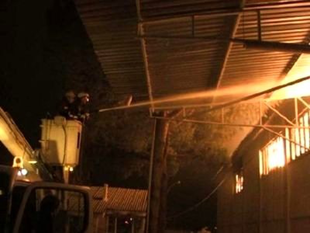 Tariş'in Alaşehir'deki Üzüm Depolarında Yangın