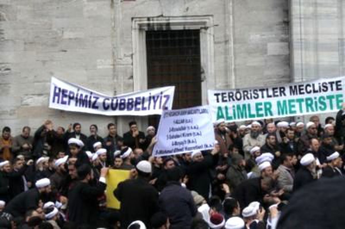 Cübbeli Ahmet Hoca'ya Destek Eylemi