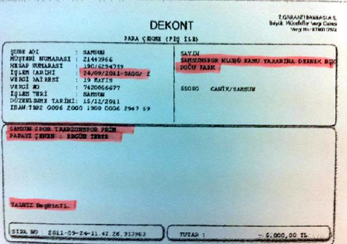 Samsunsporlu Ergün Teber Çarketti