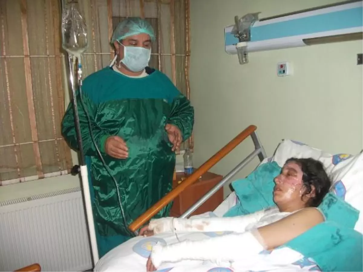 Çadır Yangınında Ağır Yaralanan Anne- Kızın Tedavisi Sürüyor