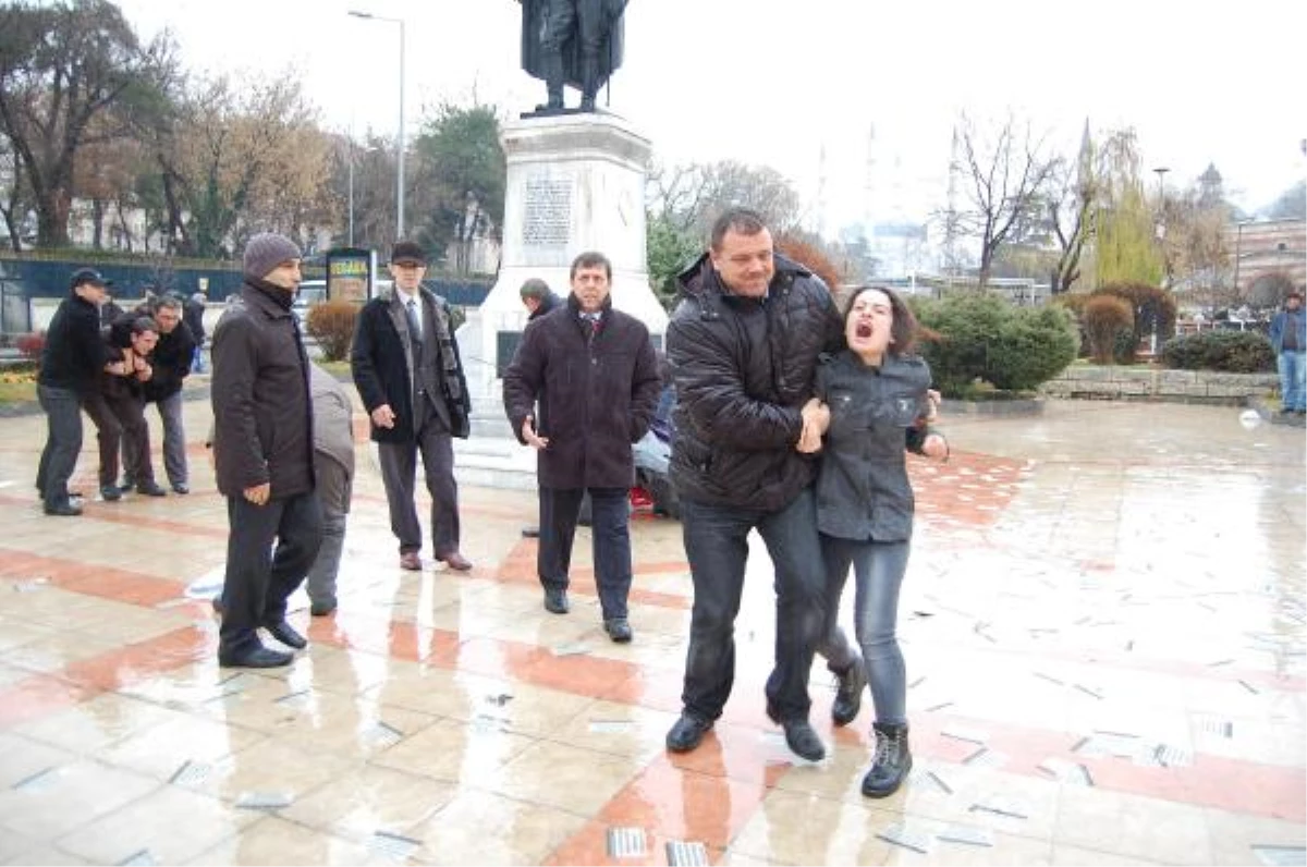 Edirne\'de Öğrencilerin Çadır Eylemi Sürüyor: 6 Gözaltı