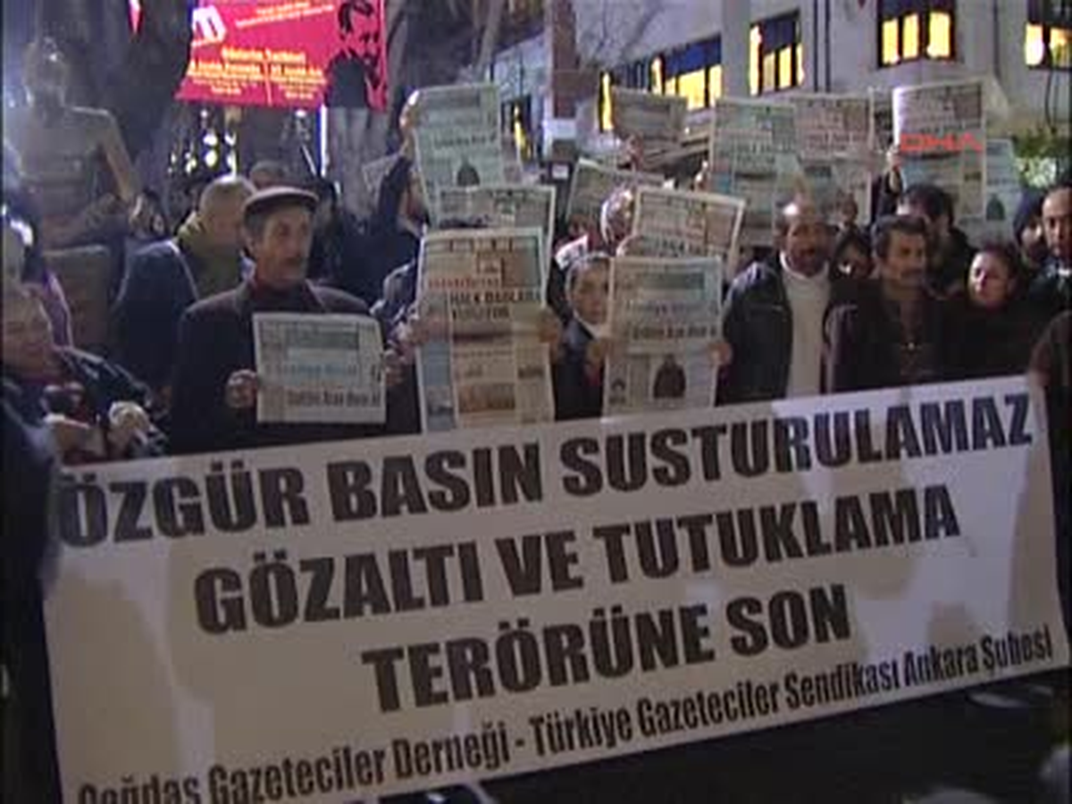 Başkentte KCK Protestosu