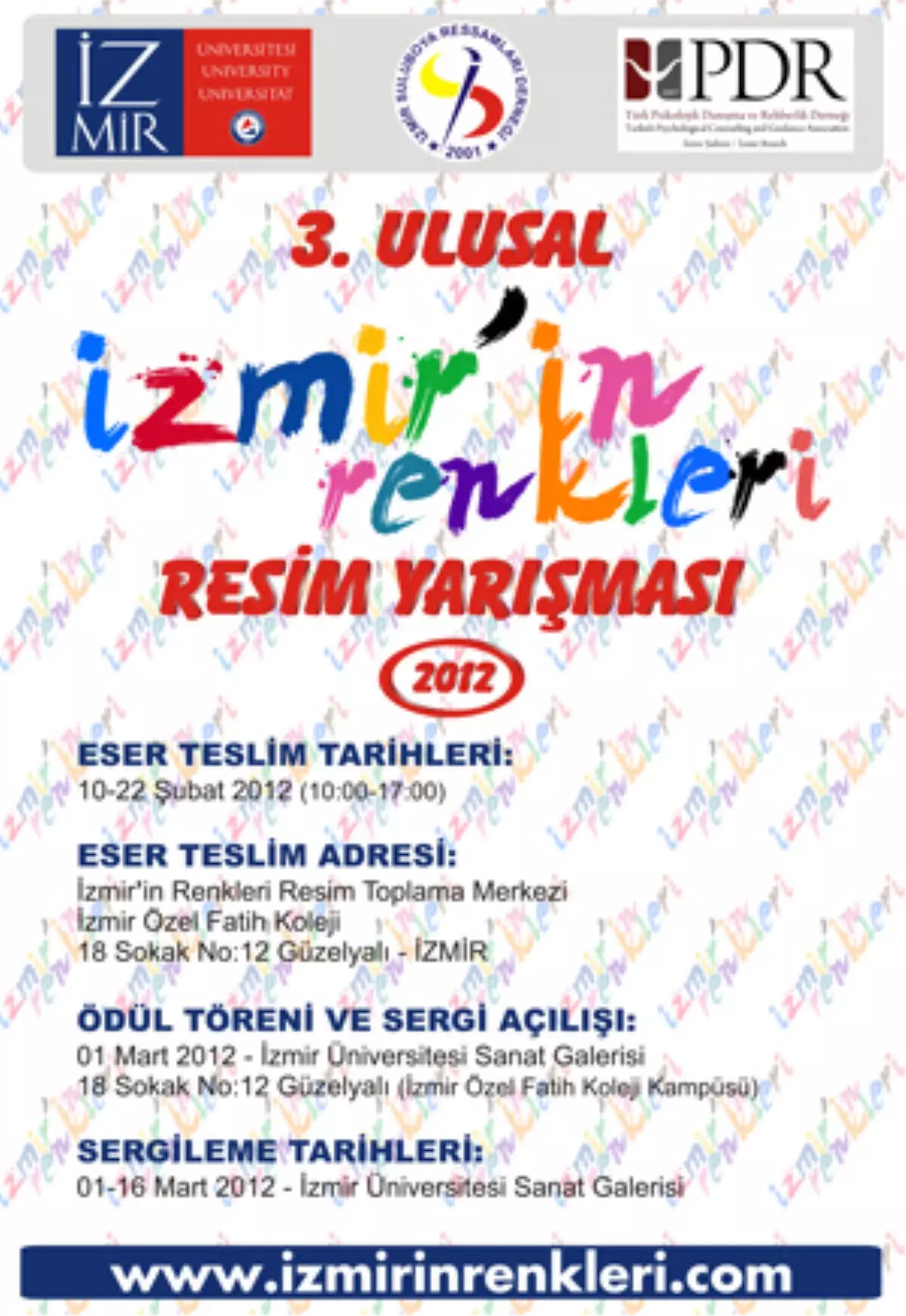 İzmir\'in Renkleri Resim Yarışması Düzenlendi