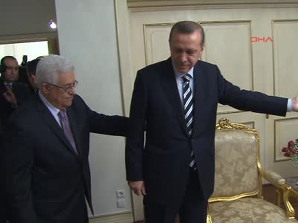 Başbakan Erdoğan, Filistin Devlet Başkanı Abbas ile Görüştü