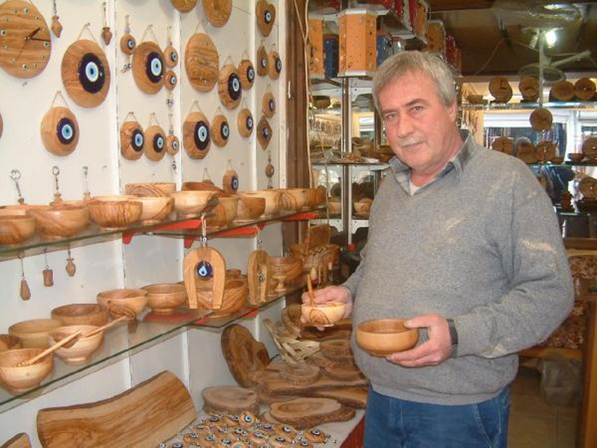 Budanan Zeytin Ağacından Süs Eşyası