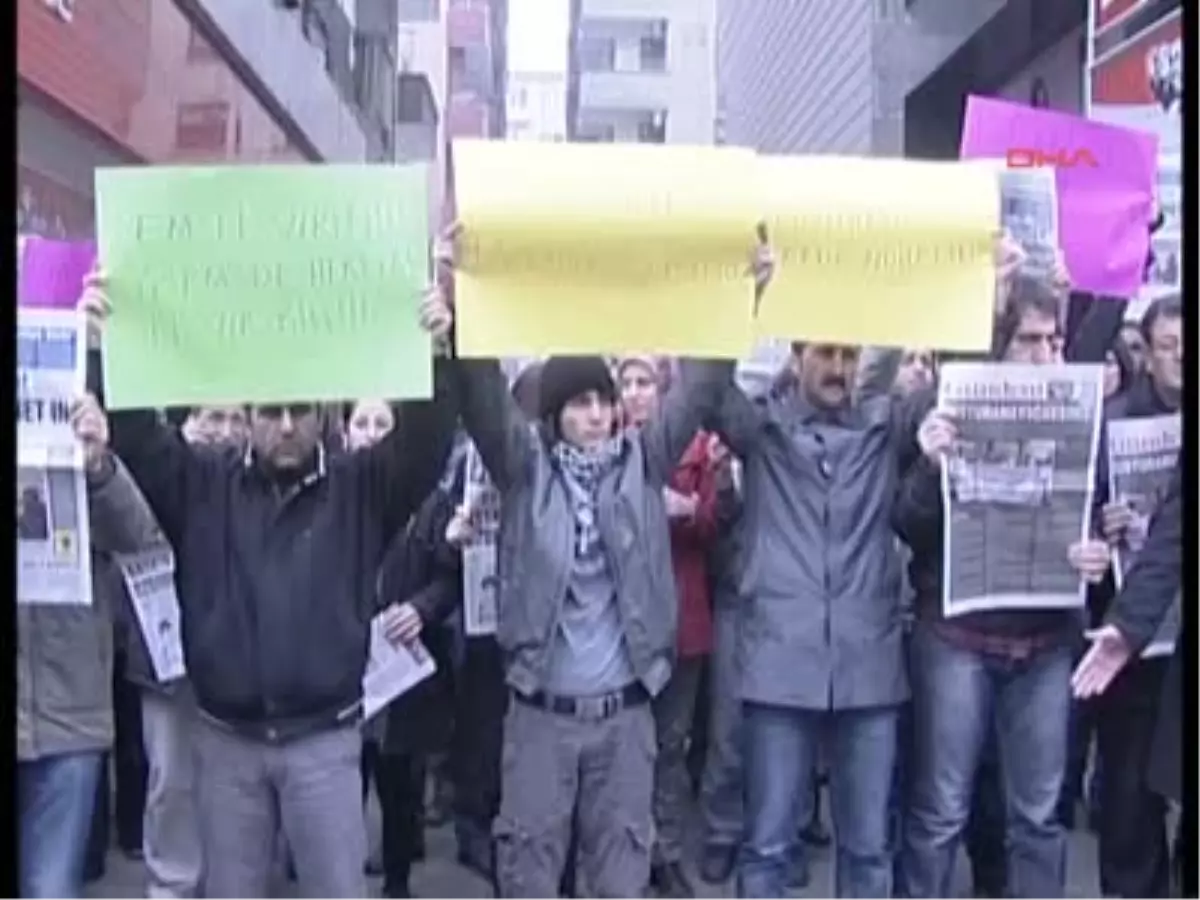 Diyarbakır1kck Operasyonunda Gazetecilerin Gözaltına Alınmasına Protesto