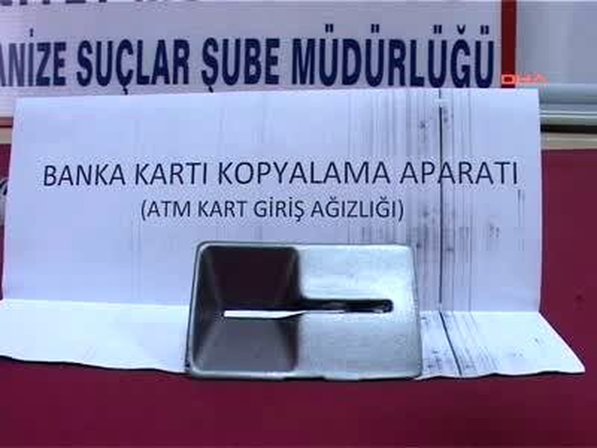 Kart Kopyalayıcıları Yakalandı