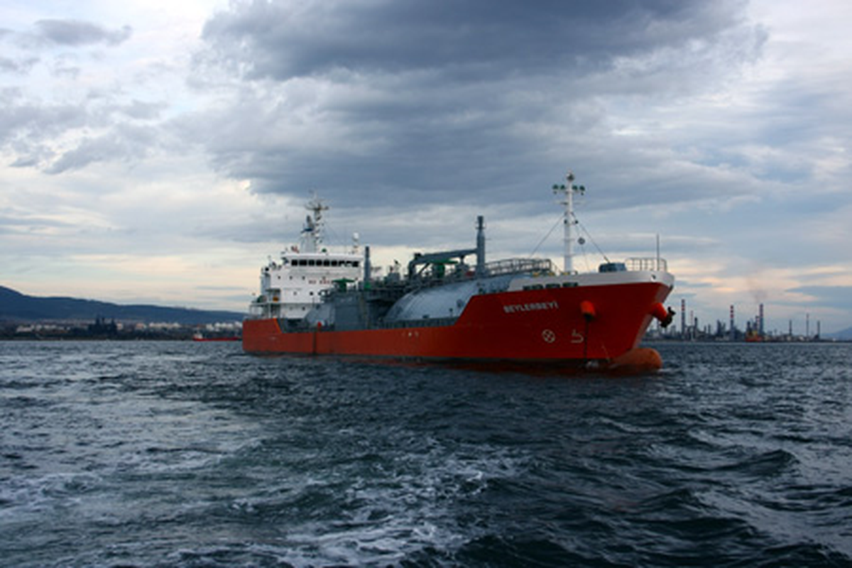 Türkiye'nin En Büyük LPG Gemisi Aygaz'da