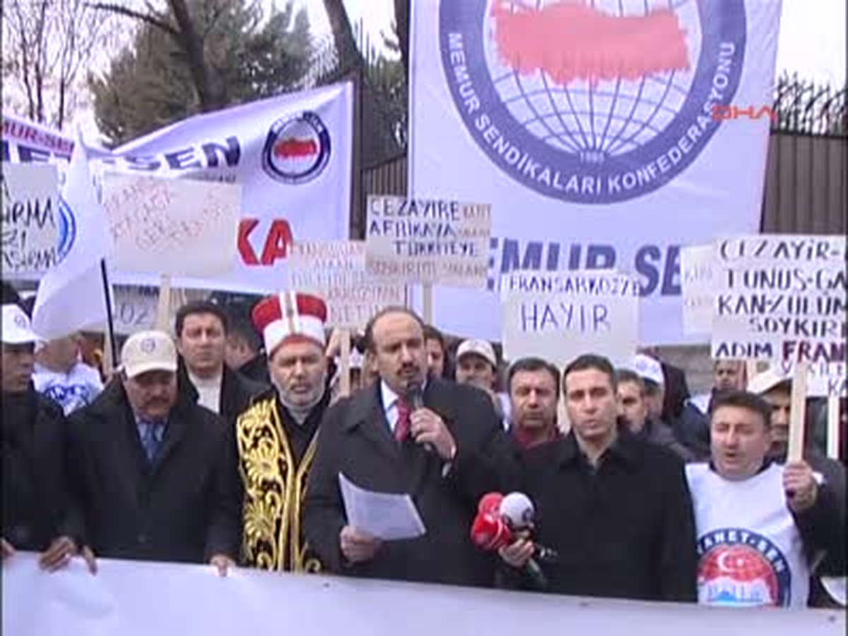 Sen Fransa'yı Protesto Etti
