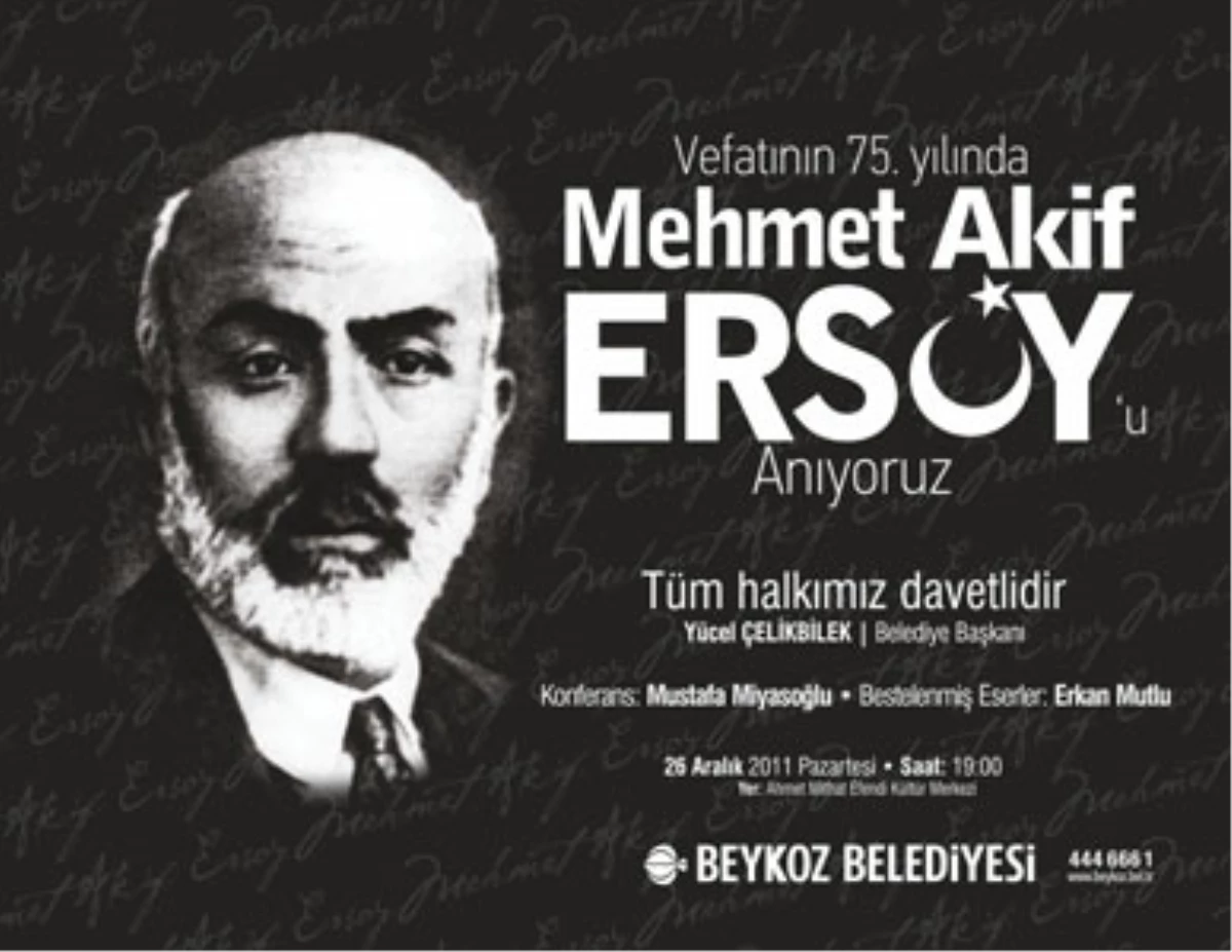 İstiklal Şairimiz Mehmet Akif Ersoy\'u Anıyoruz