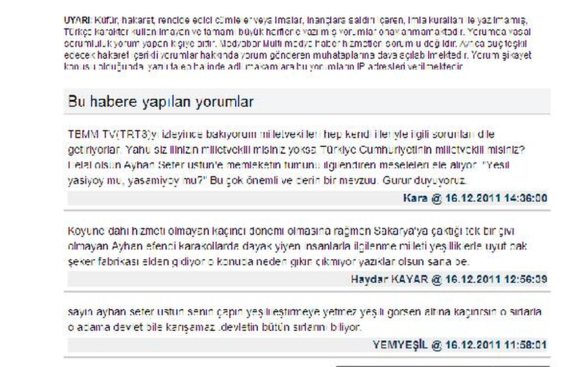 TBMM İnsan Hakları Komisyonu Başkanı Üstün'Ü Kızdıran Yorum
