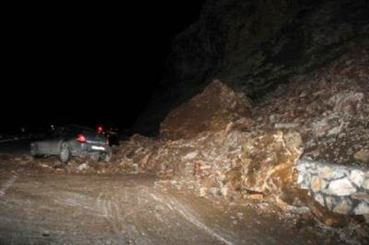 Hatay'da Heyelan