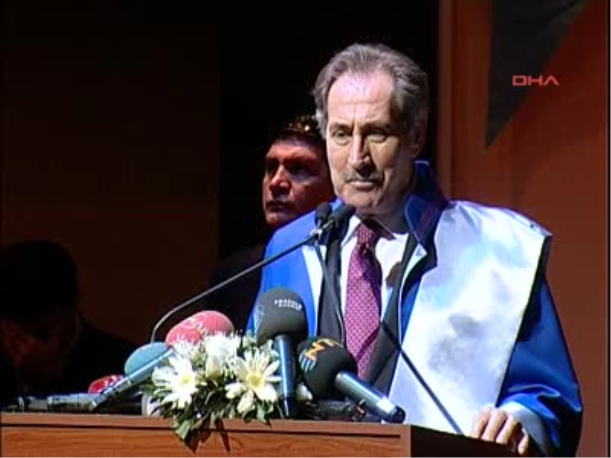 Bakan Günay\'a AÜ\'de Fahri Doktora Ünvanı Verildi