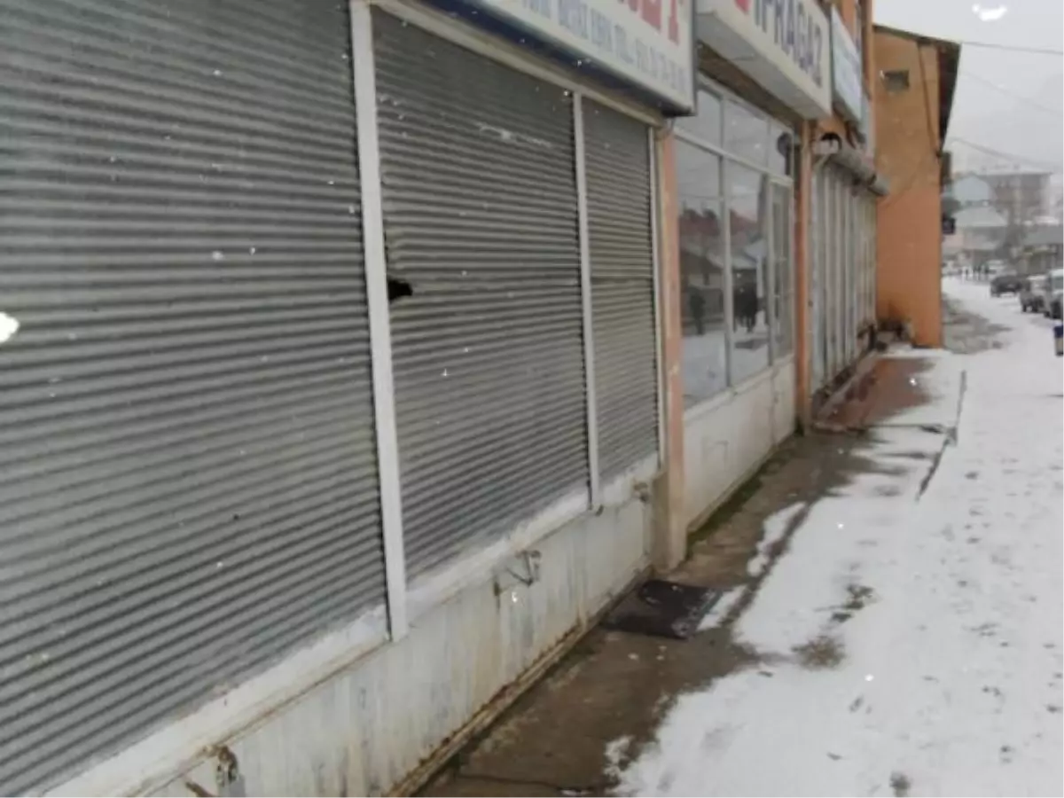 Şırnak ve Hakkari\'de Kepenkler Bugün de Kapalı, Diyarbakır\'da Açıldı (2)