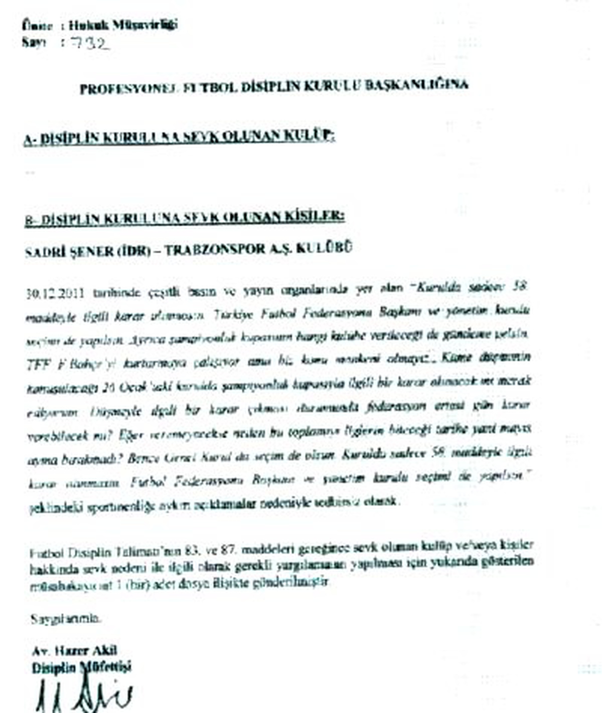 TS Kulüpler Birliği'nden Çekiliyor