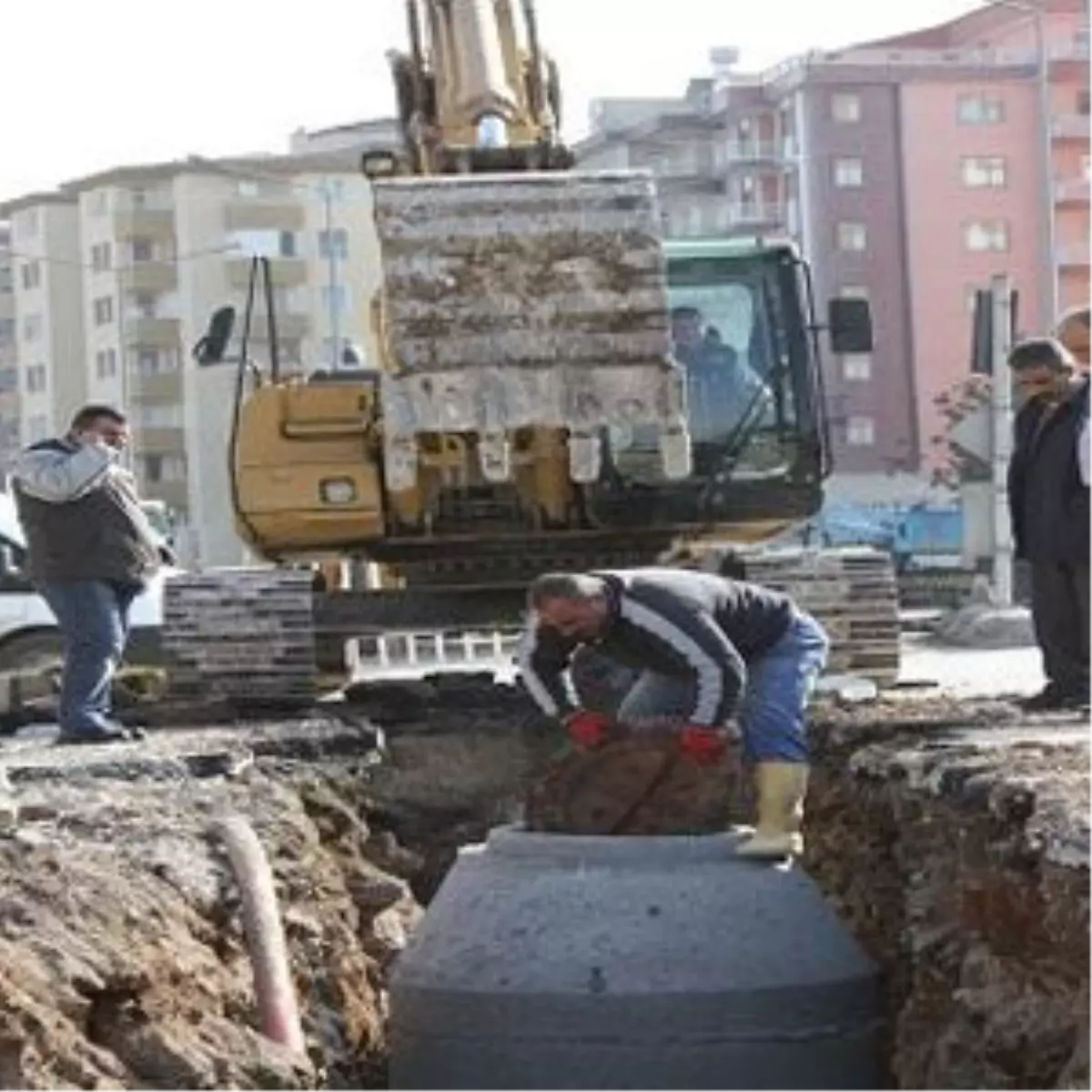 Battalgazi Kavşağı İçme Suyu Deplase Çalışmaları Tamamlandı