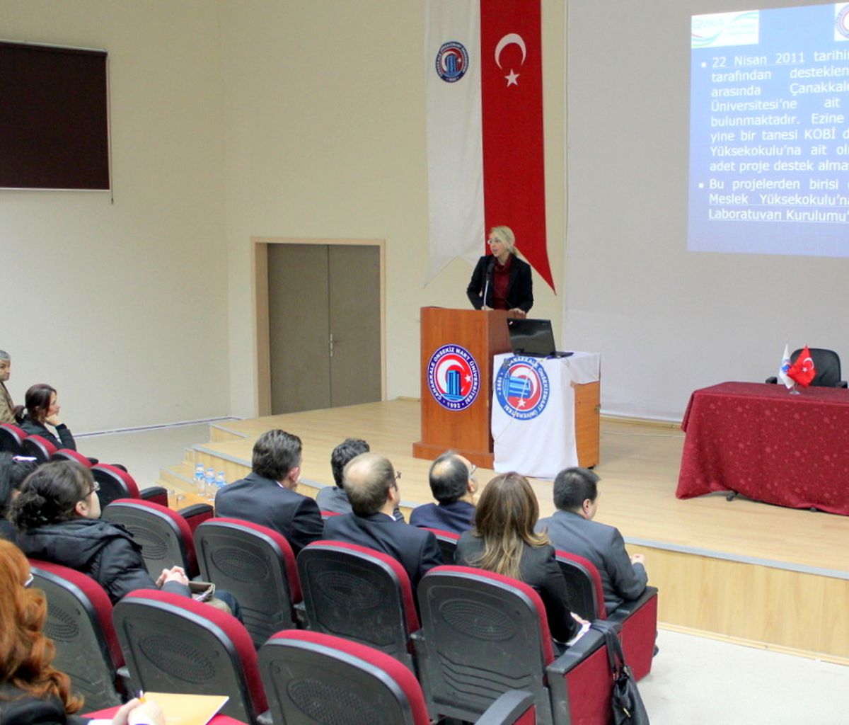 Ezine\'de Myo\'da İhracat ve Yenilikçilik Mali Destek Programı Projesi Konuşuldu