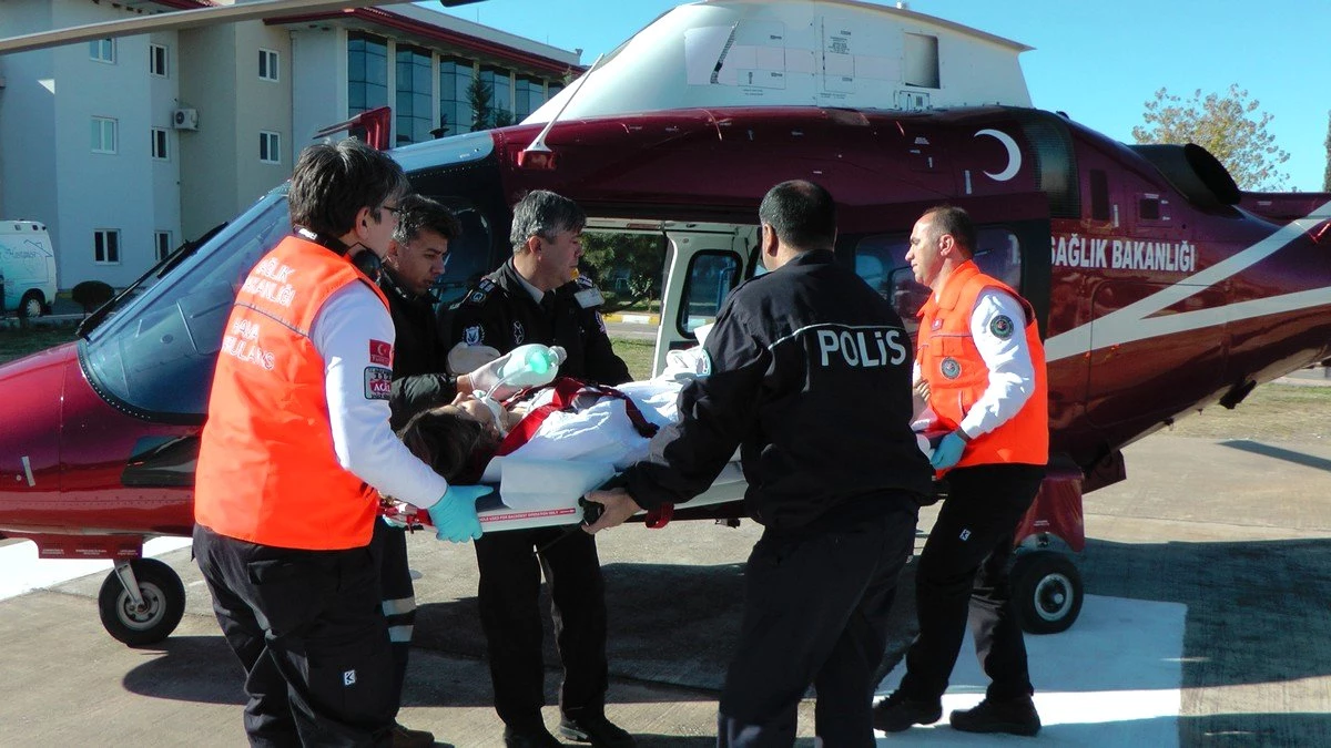 Fethiye\'de Son Bir Yılda 41 Hasta İçin Helikopter Havalandı